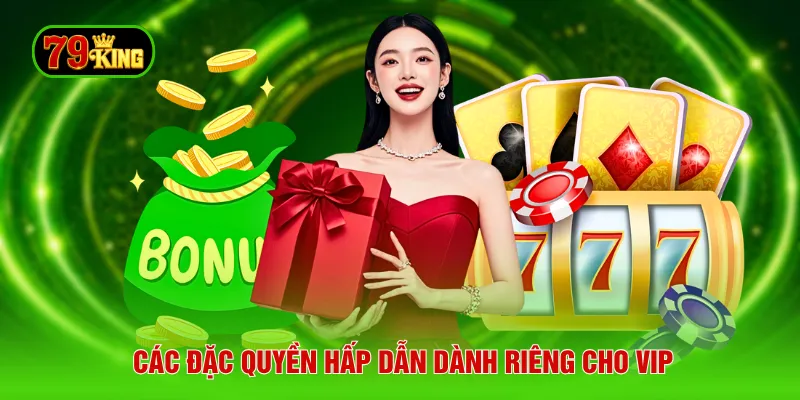 Các đặc quyền hấp dẫn dành riêng cho VIP