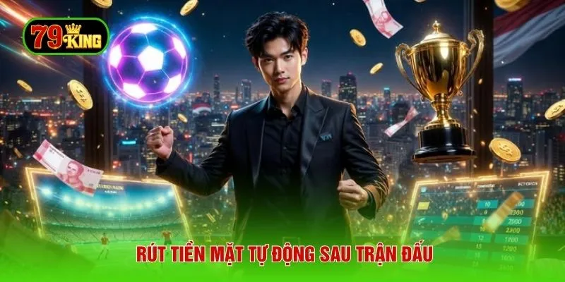 Rút tiền mặt tự động sau trận đấu